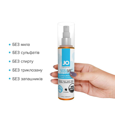 Main image for product index 2: Очищувальний спрей JO NATURALOVE — ORGANIC