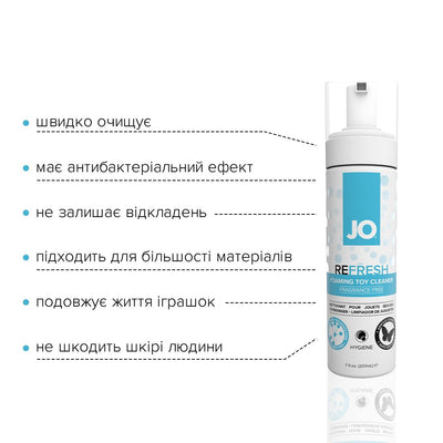 Main image for product index 3: М’яка пінка для очищення іграшок JO REFRESH