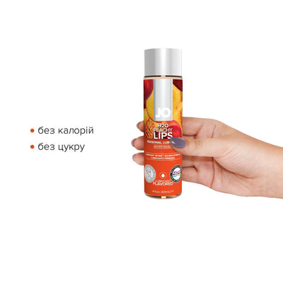 Змазка на водній основі JO H2O — Peachy Lips - фото 7