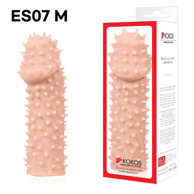 Main image for product index 3: Насадка на член Kokos Extreme Sleeve ES.07, потовщуюча, стимуляція точки G