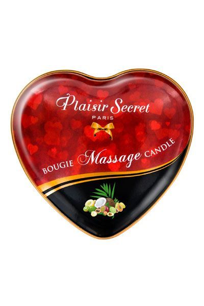 Массажная свеча-сердечко Plaisirs Secrets Exotic Fruits - фото 2