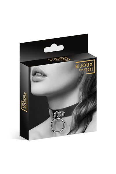 Main image for product index 3: Чокер с кольцом для поводка Bijoux Pour Toi - FETISH