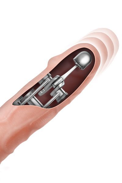 Main image for product index 2: Фаллоимитатор-пульсатор с вибрацией Real Body - Magic Ram