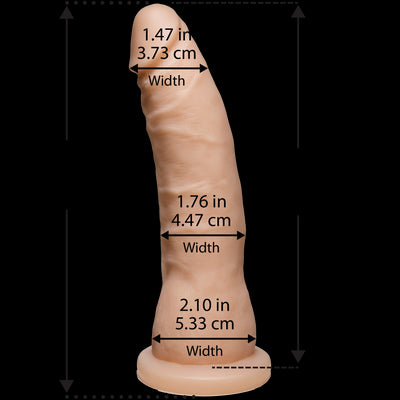 Main image for product index 2: Фаллоимитатор Doc Johnson Platinum TRUSKYN - The Tru Ride Slim