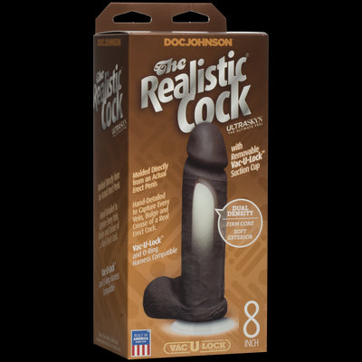 Main image for product index 8: Фаллоимитатор Doc Johnson The Realistic Cock, Vack-U-Lock