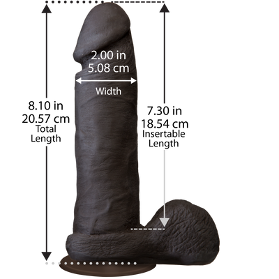 Фалоімітатор Doc Johnson The Realistic Cock, Vack-U-Lock - фото 7