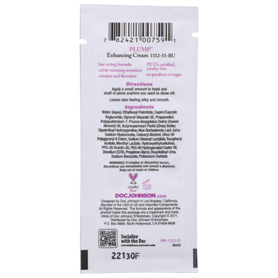Main image for product index 4: Крем для увеличения члена Doc Johnson Plump - Enhancing Cream For Men