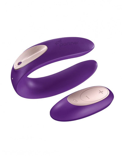 Main image for product index 1: Вибратор для пар Satisfyer Double Plus Remote и двумя моторчиками