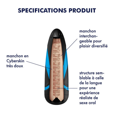 Main image for product index 3: Запасний рукав-вставка для мастурбатора Satisfyer Men LUSTY TONGUES