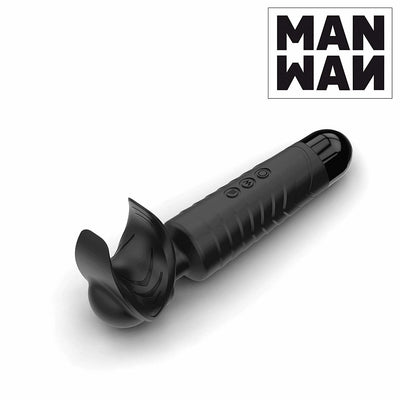 Мастурбатор-вібромасажер Manwan MAN.WAND, відмінно для пар, вібромінет, 20 режимів - фото 5
