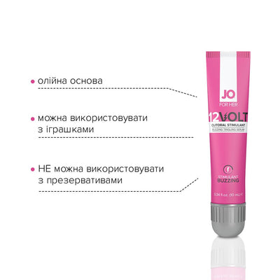 Main image for product index 4: Збудливий гель для клітора JO 12VOLT