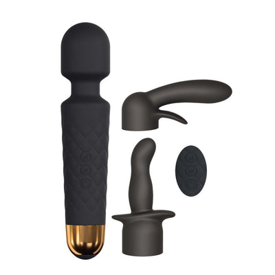 Мінівібромасажер Dorcel Kit Wanderful з насадками (анальна і вагінальна) - фото 1