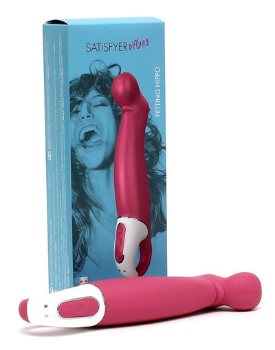 Мощный вибратор Satisfyer Vibes Petting Hippo - фото 4
