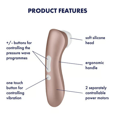Вакуумний кліторальний стимулятор Satisfyer Pro 2+ Vibration - фото 7