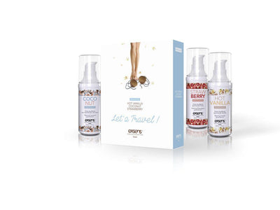 Main image for product index 1: Набір розігрівальних масажних олій EXSENS Lets Travel