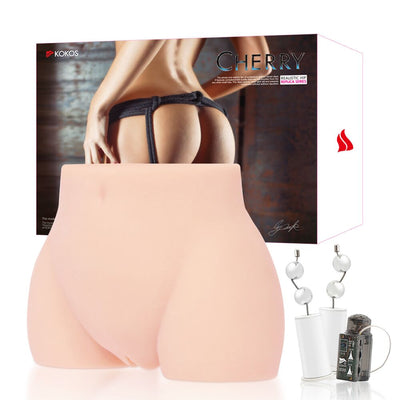 Main image for product index 8: Мастурбатор-півторс Kokos Cherry 2WayPlus з функцією масажу