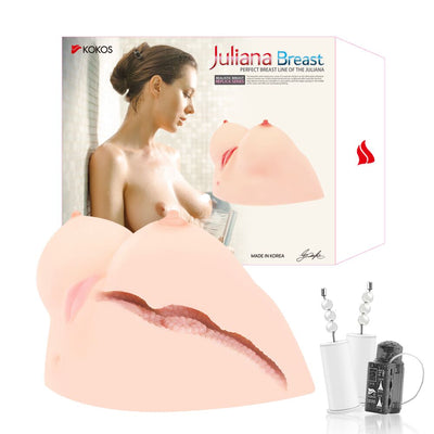 Main image for product index 8: Мастурбатор Kokos Juilana Breast 2WayPlus з функцією масажу