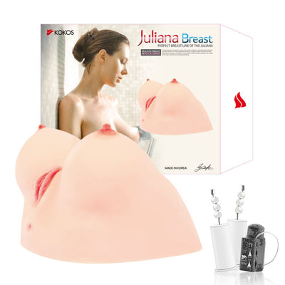 Main image for product index 7: Мастурбатор Kokos Juilana Breast 2WayPlus з функцією масажу