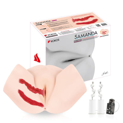 Main image for product index 7: Мастурбатор-півторс Kokos Samanda 2WayPlus з функцією масажу