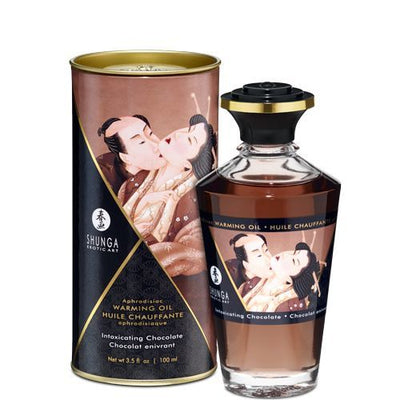 Розігрівальна олія Shunga Aphrodisiac Warming Oil – Intoxicating Chocolate - фото 1