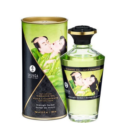 Разогревающее масло Shunga Aphrodisiac Warming Oil – Midnight Sorbet - фото 1