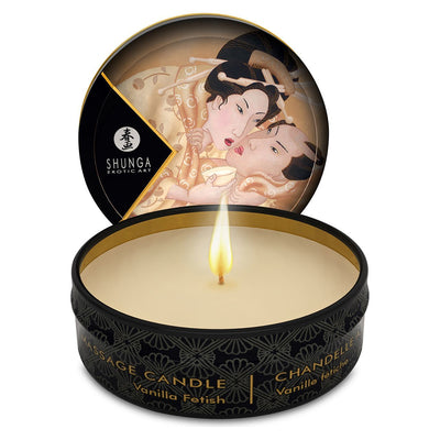 Массажная свеча Shunga Mini Massage Candle - Vanilla Fetish - фото 2