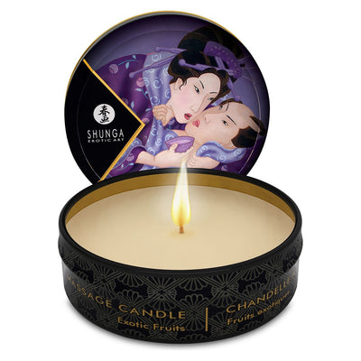 Масажна свічка Shunga Mini Massage Candle – Exotic Fruits - фото 2