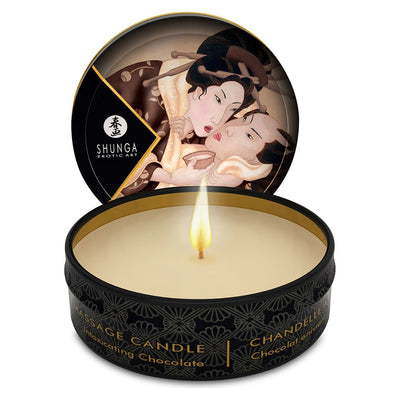 Массажная свеча Shunga Massage Candle - Intoxicating Chocolate - фото 1