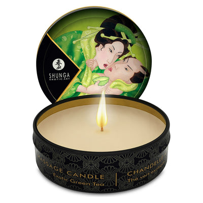 Main image for product index 2: Масажна свічка Shunga Mini Massage Candle – Exotic Green Tea