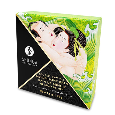 Main image for product index 1: Соль для ванны Shunga Moonlight Bath – Lotus Flower, соль Мертвого моря, аромамасла