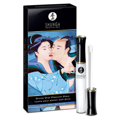 Стимулювальний блиск для губ Shunga LIPGLOSS – Coconut Water - фото 1