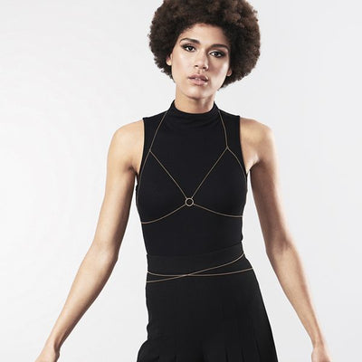 Цепочка портупея Bijoux Indiscrets Magnifique Bra Chain - фото 6