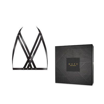 Портупея Bijoux Indiscrets MAZE - Halter Bra Harness - фото 2