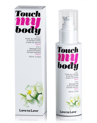 Main image for product index 2: Массажный гель и смазка 2-в-1 Love To Love TOUCH MY BODY Monoi