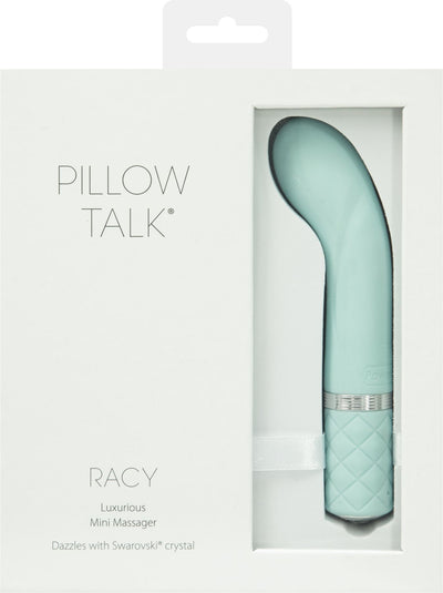 Роскошный вибратор Pillow Talk - Racy Teal с кристаллом Сваровски для точки G, подарочная упаковка - фото 9