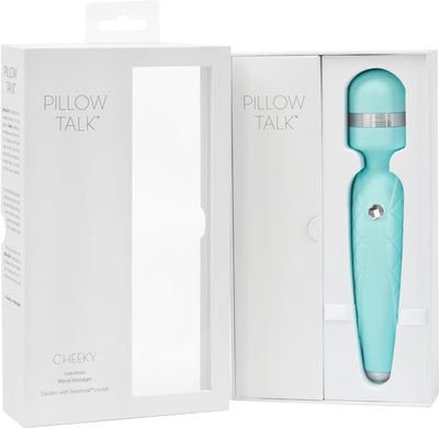 Main image for product index 9: Роскошный вибромассажер PILLOW TALK - Cheeky Teal