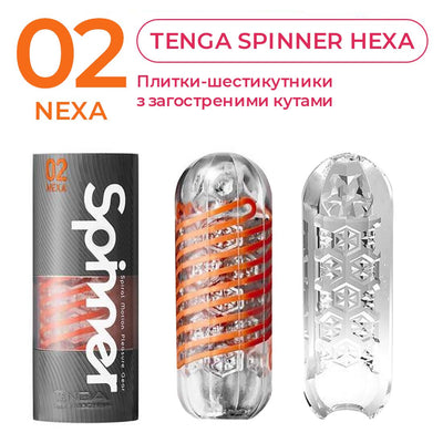 Main image for product index 4: Мастурбатор Tenga Spinner 02 Hexa