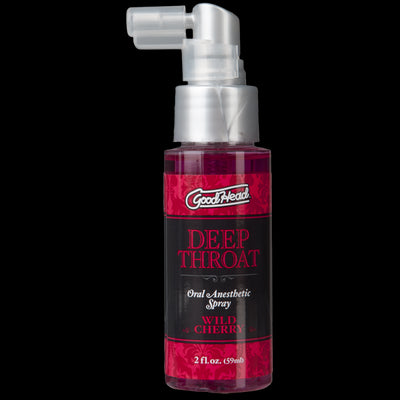 Main image for product index 1: Спрей для мінету Doc Johnson GoodHead DeepThroat Spray - Wild Cherry