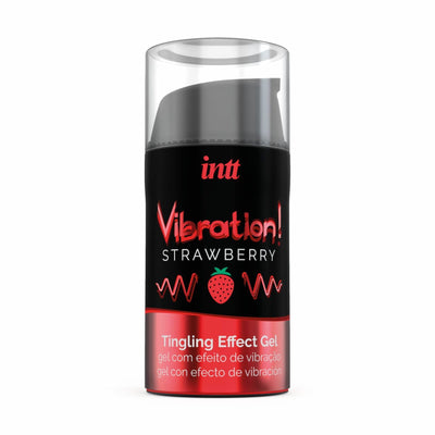 Рідкий вібратор Intt Vibration Strawberry - фото 2