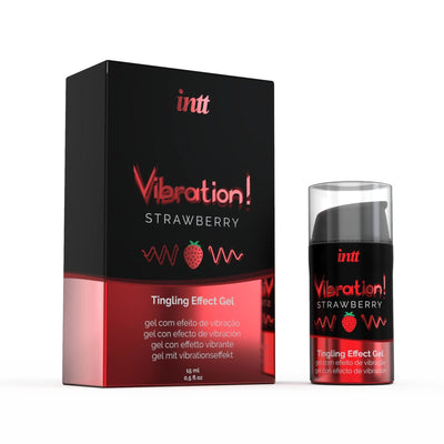 Рідкий вібратор Intt Vibration Strawberry - фото 1