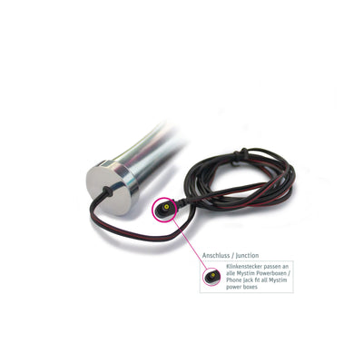 Main image for product index 4: Металеве ділдо 2-в-1 Mystim O(h!)-thello для електростимулятора