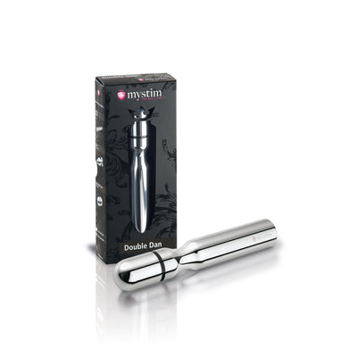 Main image for product index 6: Металеве ділдо Mystim Double Dan для електростимулятора