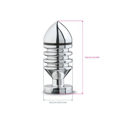 Main image for product index 10: Металева анальна пробка Mystim Hector Helix