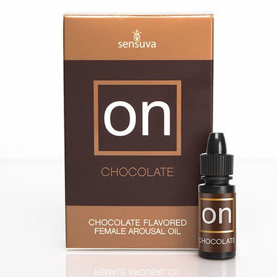 Возбуждающие капли для клитора Sensuva ON Arousal Oil for Her Chocolate со вкусом шоколада - фото 1
