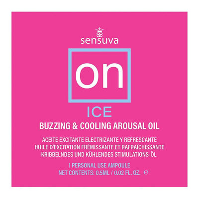 Пробник возбуждающего масла Sensuva - ON Arousal Oil for Her Ice - фото 1