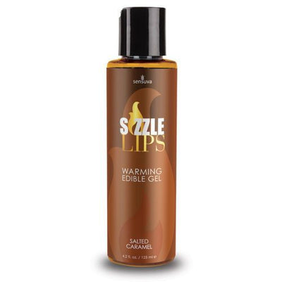 Main image for product index 2: Зігрівальний масажний гель Sensuva Sizzle Lips Salted Caramel