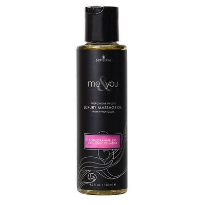 Масажна олія Sensuva Me&You - Pomegranate, Fig, Coconut & Plumeria (Sweet Secrets) - фото 2