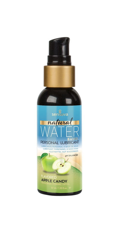 Змазка на водній основі Sensuva Natural Water-Based Apple Candy - фото 2