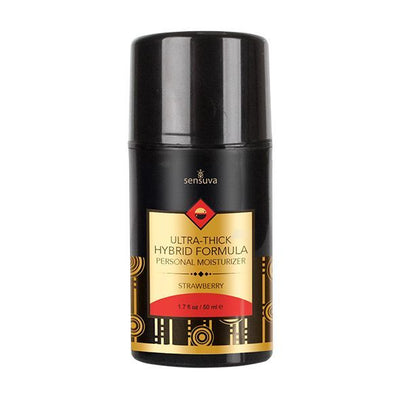 Густой крем-смазка на гибридной основе Sensuva UltraThick Hybrid Formula Strawberry - фото 1