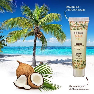 Органическое кокосовое масло карите (ши) для тела EXSENS Coco Shea Oil - фото 3